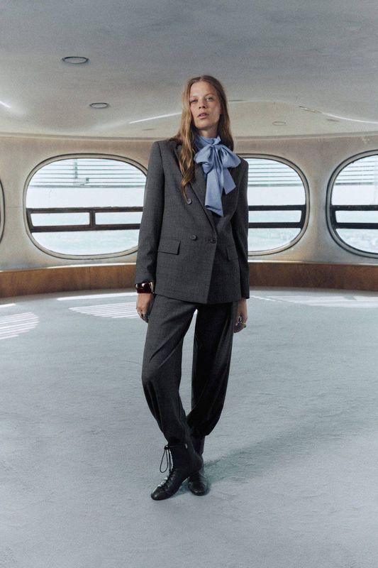 MANGO - Blazers - Grijs / Zwart - Teriyaki