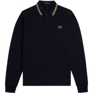 Fred Perry regular fit polo TWIN TIPPED met contrastbies