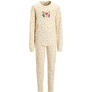 NOUS Kids pyjama beige/paars/oranje