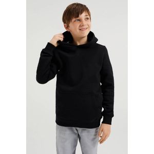 WE Fashion Blue Ridge Unisex Hoodie Zwart