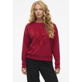 Vila - Vireflect Be You O-neck Top - Jester Red - Dames Sweater