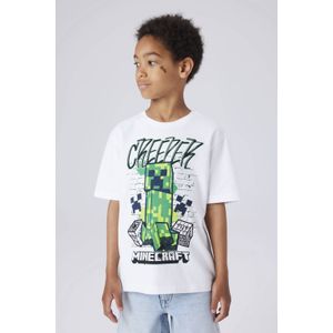 NAME IT KIDS Minecraft T-shirt wit