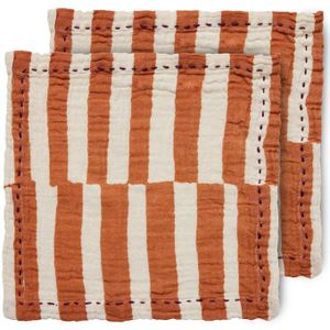 HKliving servet Striped (set van 2)