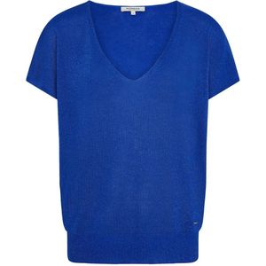 Morgan gebreide top blauw