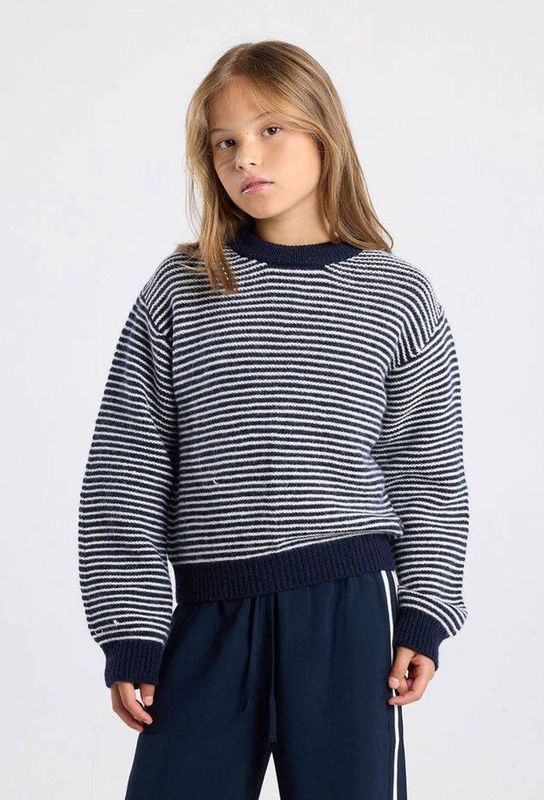 America Today gestreepte gebreide trui