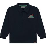 Stains & Stories - Sweatshirt Polo - Marine - Poloshirt
