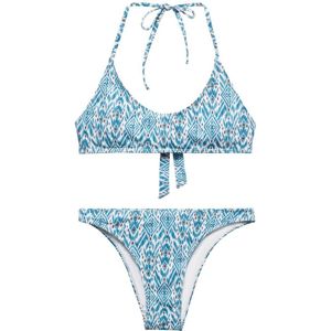 Mango Kids crop bikini blauw