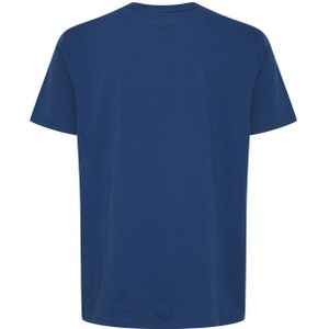 Blend T-shirt met printopdruk navy peony