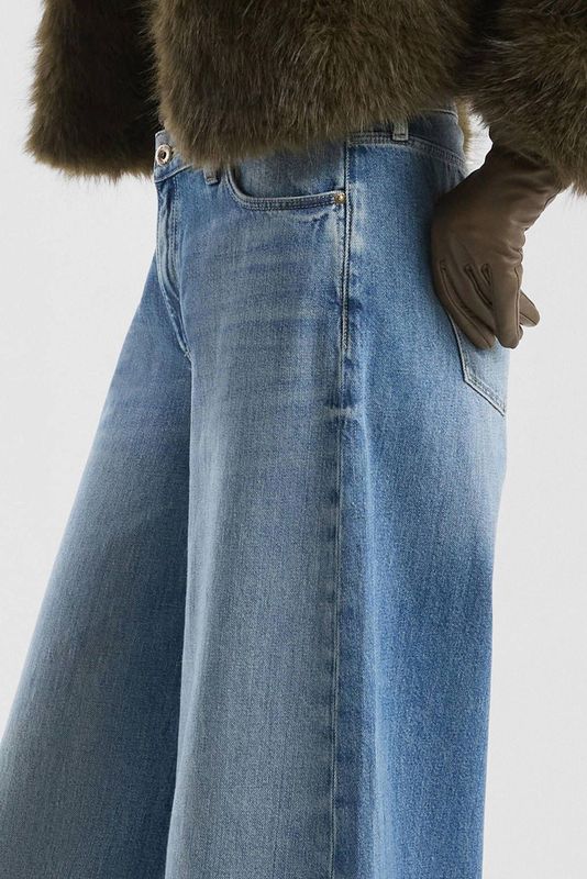 QS Jeans Catie, super wijde pijpen, 56y5, 32W / 32L