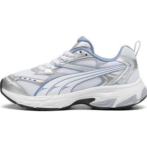 Puma Morphic sneakers wit/lichtblauw/zilver