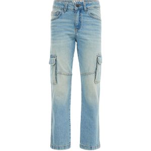 WE Fashion regular fit jeans bleached denim