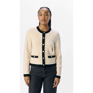 OBJECT gebreid vest ecru