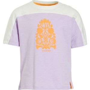 Wildfish T-shirt Micha van biologisch katoen paars