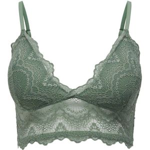 ONLY voorgevormde bralette ONLAVA olijfgroen