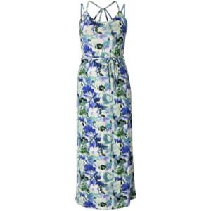 Yest gebloemde maxi jurk blauw,groen