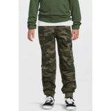 Anytime - Cargo Joggingbroek - Khaki - Camo Print - Fleece Voering