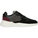 Nubikk sneakers zwart/donkerrood