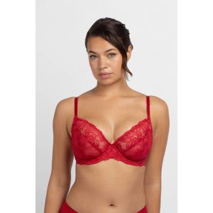 Dorina Curve niet-voorgevormde beugelbh Perfect Lace rood