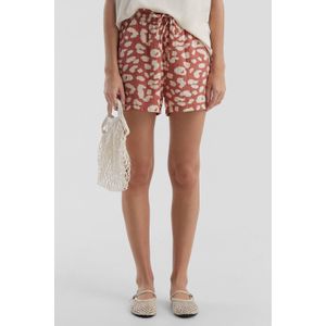 Q/S by s.Oliver relaxed regular waist casual short roodbruin