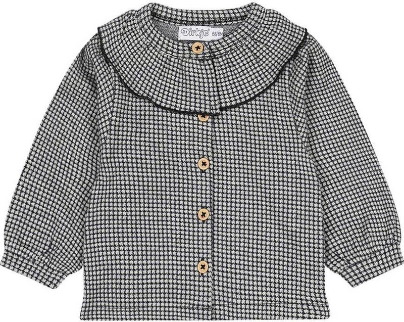 Dirkje - Blouse - Meisjes - Lange Mouwen - Button-down Kraag