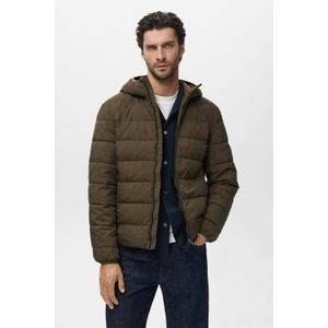 Mango Man gewatteerde jas donkergroen