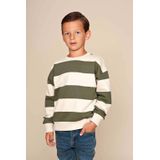 LEVV - VALENTIJN - Sweater - Met Streepprint - Ronde Hals