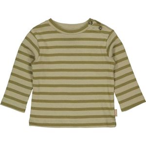 Quapi - Newborn Longsleeve - Jongens - Met Lange Mouwen - Ronde Hals - Vrolijke Streepprint