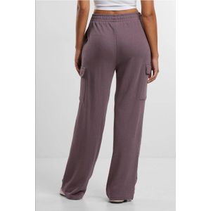 Urban Classics Curvy relaxed fit broek met cargozakken paars