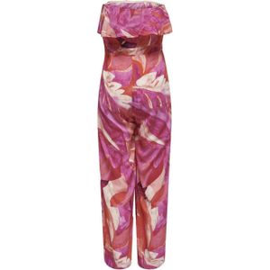 ONLY jumpsuit met all over print paars/roze