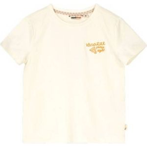 Moodstreet T-shirt met backprint offwhite