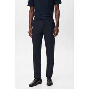 Mango Man slim chino donkerblauw