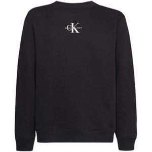 CALVIN KLEIN JEANS sweater met logo zwart