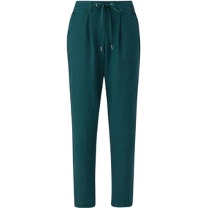 Q/S by s.Oliver tapered fit broek petrol