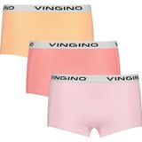 Vingino shorts - set van 3 roze/koraalroze/geel