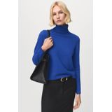 Mango coltrui blauw gebreid