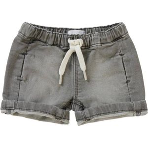 Noppies baby regular fit denim short light grey denim