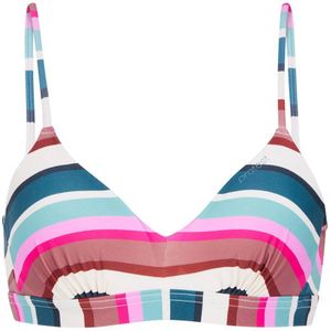 Protest voorgevormde beugel bikinitop MIXADAIR 24 roze/wit/blauw