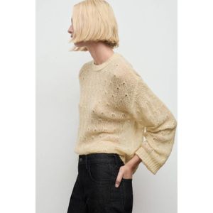 Mango trui met wol beige