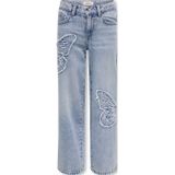 KIDS ONLY - Jeans - Lichtblauw - Wide Leg Pasvorm - 100% Katoen