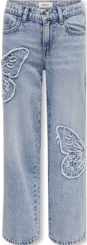 KIDS ONLY - Jeans - Lichtblauw - Wide Leg Pasvorm - 100% Katoen