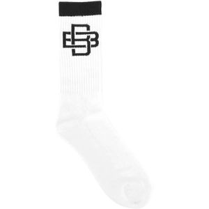 BLACK BANANAS sokken met logo wit/zwart