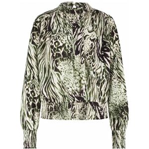 LabeL DOT - Top - Groen - 100% Polyester - Lange Mouwen