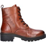 Nelson - Veterboots - Dames - Leer - Uitneembaar Voetbed - Lichtgewicht Rubberzool