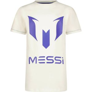 Vingino x Messi T-shirt met printopdruk wit/hardblauw