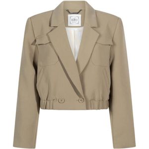 Aaiko cropped blazer beige