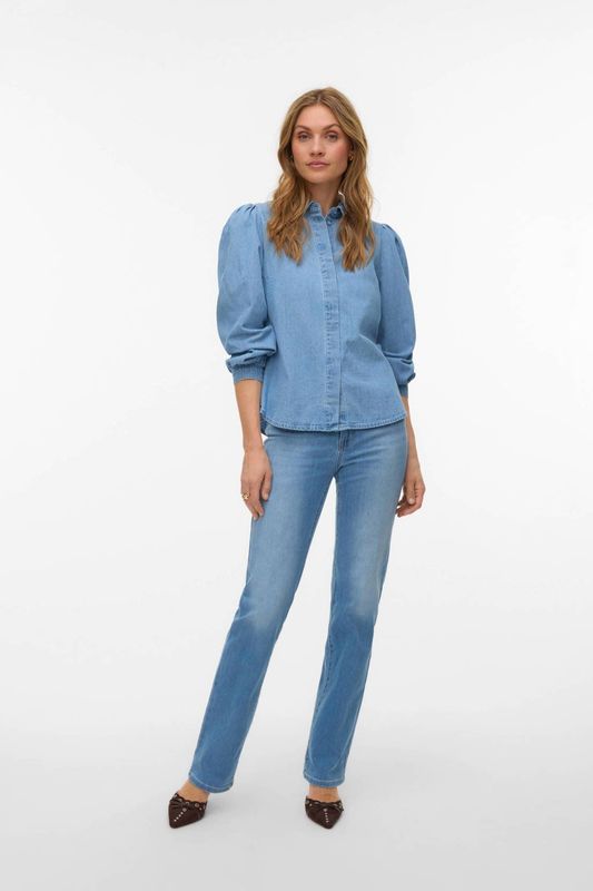 VERO MODA blouse lichtblauw