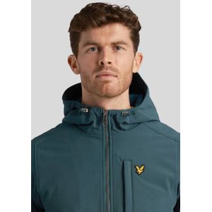 Lyle & Scott softshell jas petrol