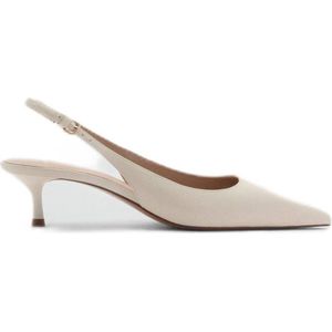 Mango slingback pumps lichtbeige