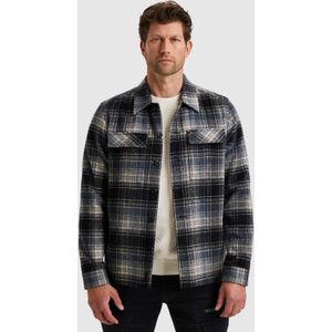 PME Legend Heren overshirt blauw (Maat: S) - Ruit