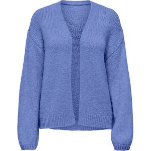 JDY vest blauw gebreid